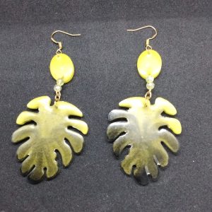 Boucles d'oreilles feuilles